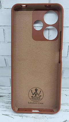 Чохол для Xiaomi Redmi 13 4G / Poco M6 4G накладка бампер Lakshmi (AAA) коричневий, фото 2