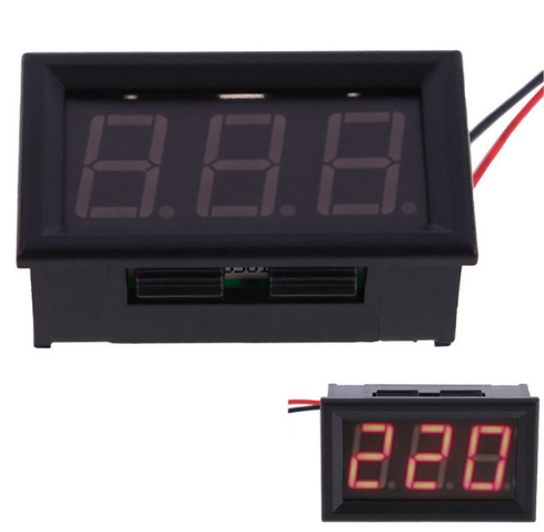 Вольтметр тестер напруги змінного струму живлення AC 30-300V #100398