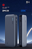 УМБ ZMI NO20 Power Bank 25000 mAh потужністю 200W, Silver, фото 4