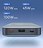 УМБ ZMI NO20 Power Bank 25000 mAh потужністю 200W, Silver, фото 6