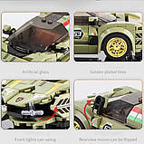 Конструктор Спортивна машина Lamborghini на 333 деталі, зелена, фото 7