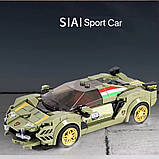 Конструктор Спортивна машина Lamborghini на 333 деталі, зелена, фото 6