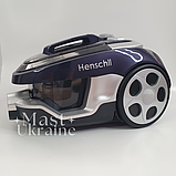 Колбовий пилосос без мішка Henschll 4L 3000W, контейнерний пилосос з фільтром, що миється XN19-87, фіолетовий, фото 8