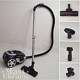 Колбовий пилосос без мішка Henschll 4L 3000W, контейнерний пилосос з фільтром, що миється XN19-87, фіолетовий, фото 5