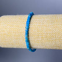 Браслет Апатит натуральний камінь гранований кубик d-5мм+- L-18см (стрейч) купити біжутерію оптом в інтернеті