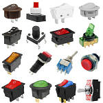 Суднові тумблери, кнопки, перемикачі