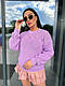 Жіночий в'язаний светр із візерунком вовни, фото 9