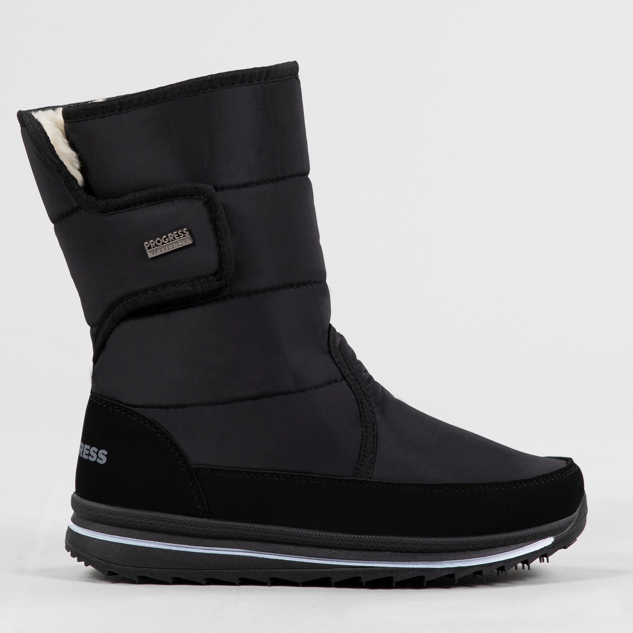 Жіночі дутики на липучку з хутром (3102 ч)