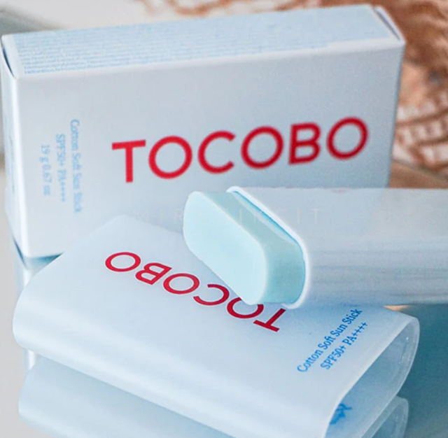Tocobo сонцезахисний стик проти жирного блиску Зволожувальний сонцезахисний стик для обличчя з матовим ефектом Tocobo Cotton Soft Sun Stick