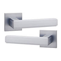 Дверні ручки Genrich матовий (чорний, хром)