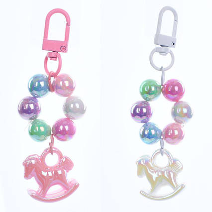 Аксесуар для сумки брелок, намистини, конячка FG231110053P