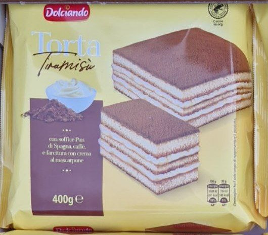 Тортик Dolciando Tiramisu 400 г.
