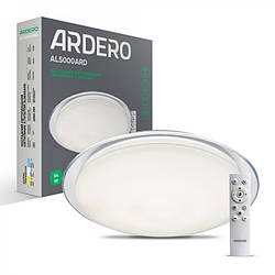 Стельовий LED світильник AL5000 ARD STARLIGHT 54W Ardero (Feron) 2700K-6500K з пультом ДУ Ø460*73mm круглий 4050Lm