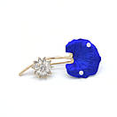 Брошка "Синя квітка", фото 2