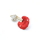 Брошка "Червоний лотос", фото 3