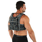 Жилет обтяжувач з регульованою вагою Zelart Weigth Vest 1-10кг для тренування витривалості, фото 5