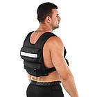 Жилет обтяжувач з регульованою вагою Zelart Weigth Vest 0,5-20кг з металевими брусками, фото 6