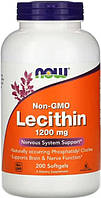 Соєвий Лецитин Now Foods Lecithin 1200 mg 200 гел капс