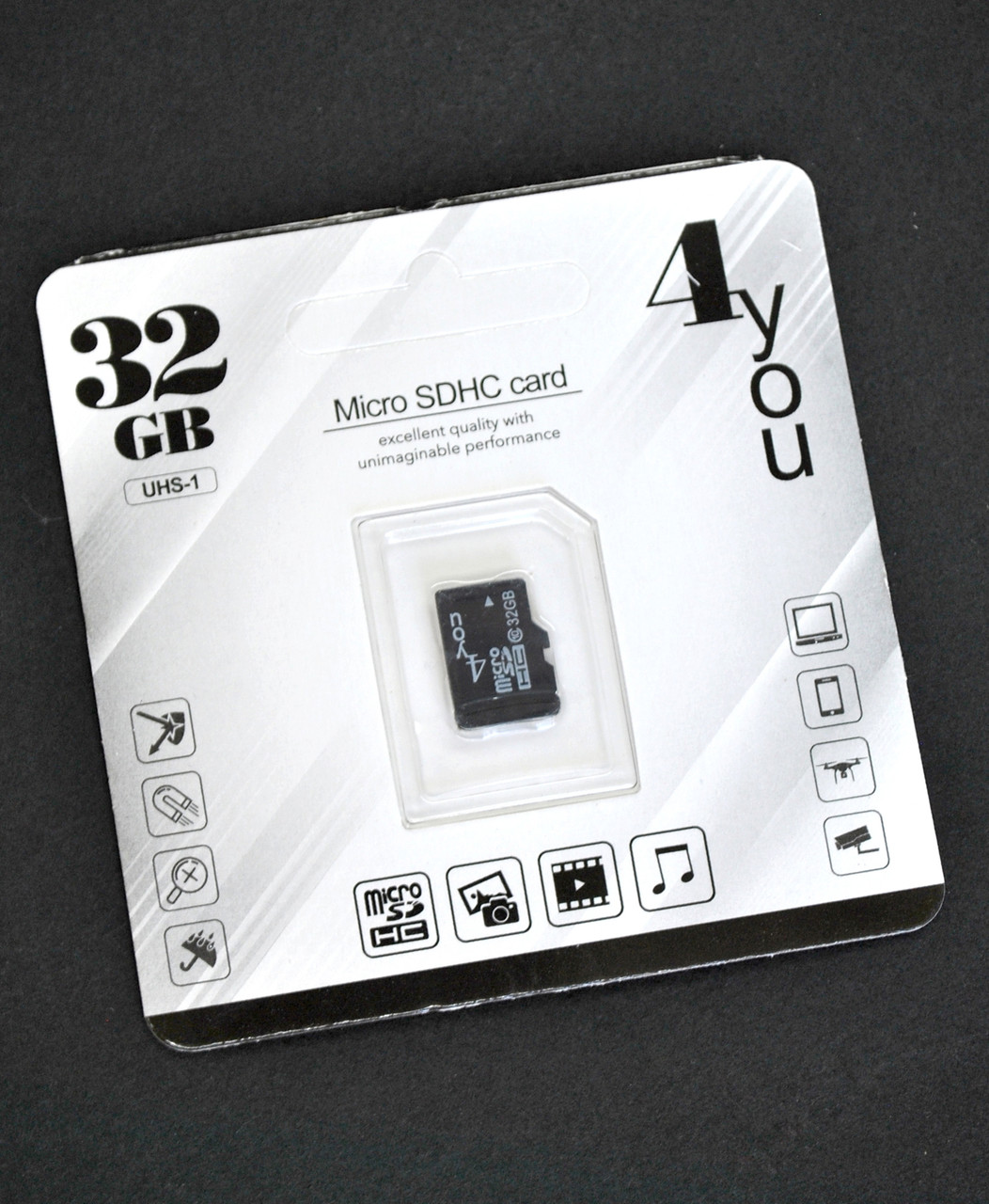 Карта пам'яті Micro SD 32Gb 4you Class10 без адаптера (UHS-1)