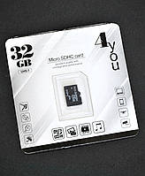 Карта пам'яті Micro SD 32Gb 4you Class10 без адаптера (UHS-1)