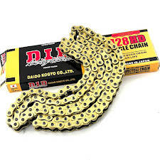 Ланцюг посилений 428НD 136 ланок GOLD приводу колеса із замком DID