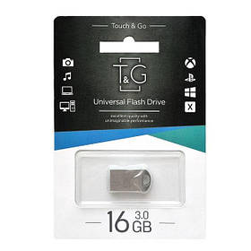 USB-накопичувач флешка на 16Gb T&G 106 Metal series USB 3.0 Silver