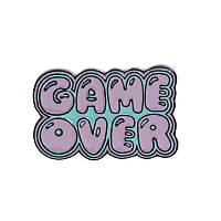 Брошка Game Over (Гра закінчена)