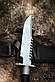 Ніж ручної роботи з фільму «Коммандо» («Commando») 1985 року сталь N690, фото 2
