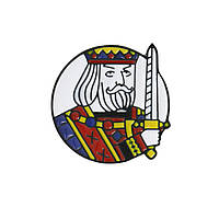 Брошка Король