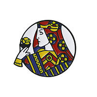 Брошка Дама