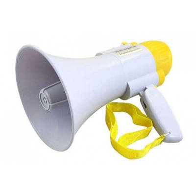 Мегафон рупор гучномовець Megaphone HW 8C Білий