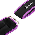 Обтяжувачі-манжети для рук та ніг Zelart 2x1кг для підвищення ефективності тренувань, фото 4