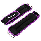 Обтяжувачі-манжети для рук та ніг Zelart 2x1кг для підвищення ефективності тренувань, фото 5