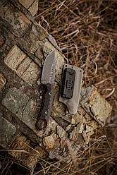 Ніж ручної роботи «Ares #1» зі сталі К110/61 HRC