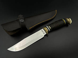 Ніж ручної роботи для полювання та риболовлі «Мисливець #15» сталь 95х18/58 HRC.