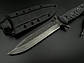 Бойовий ніж ручної роботи «Розвідник #9» з піхвами з кайдекса сталь х12МФ, фото 2
