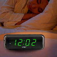 Годинник мережевий VST-738-4 220V Салатовий