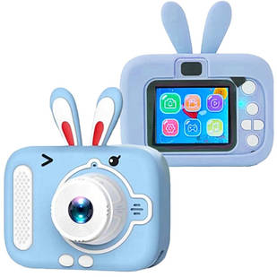 Дитячий фотоапарат X900 Rabbit Блакитний