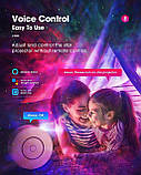 Б/У Світлодіодний проектор зоряного неба SUPPOU, WiFi, таймер, RGB підсвітка, фото 6