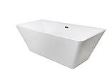 Ванна окремостояча акрилова Insana 9205 170х75х58 см прямокутна з сифоном і ніжками, фото 5