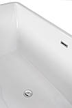 Ванна окремостояча акрилова Insana 9205 170х75х58 см прямокутна з сифоном і ніжками, фото 6