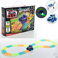 Автотрек з машинками світиться у темряві GD-264A