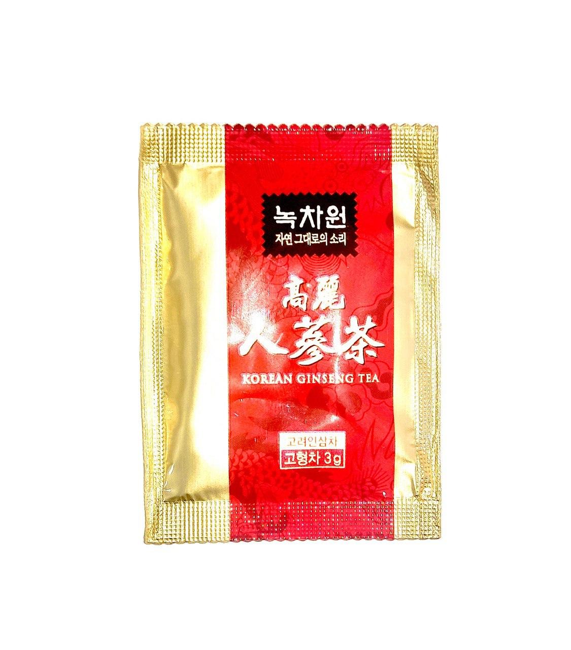 Пакетик чая женьшеневого Ginseng tea Nokchawon, 3г.