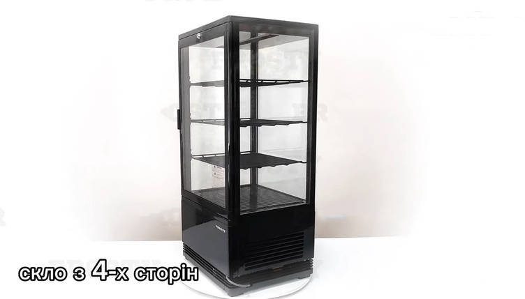 Холодильна вітрина Frosty RT78L-1D Black, фото 1