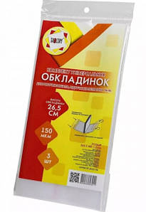 Обкладинки універсальні клейові (265*480) 150 мкм/3 шт | TASCOM (2010-ТМ)