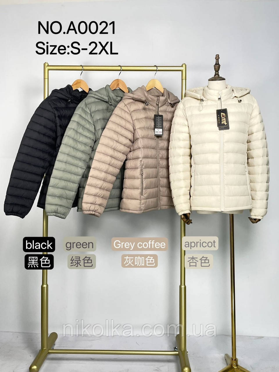 Куртка жіноча оптом, S-2XL рр., арт. Si-A0021