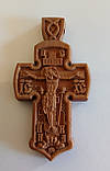 Хрест натільний з різьбленої груші # 118, фото 4