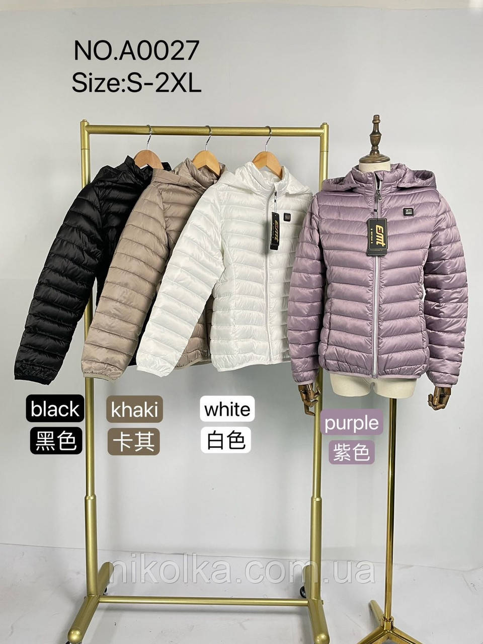 Куртка жіноча оптом, S-2XL рр., арт. Si-A0027