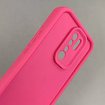Чохол для Xiaomi Redmi 9 силіконовий чохол з великими бортиками на телефон сяомі редмі 9 малиновий n5v, фото 4