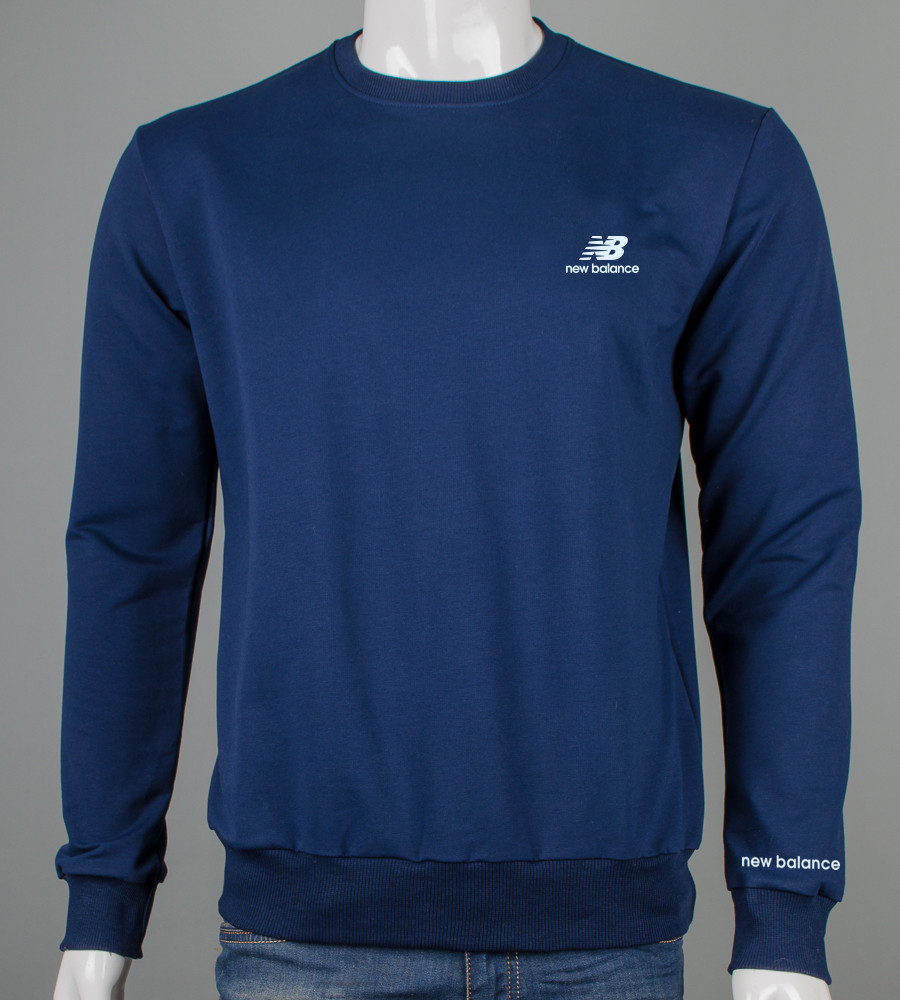 Світшот двонитка New Balance Темно-синій 7419с, M (1шт), фото 1